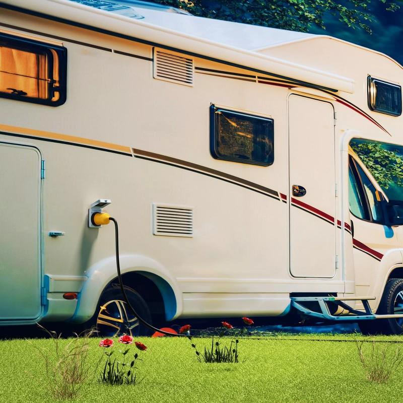 Nilight 30AMP RV Power Inlet Outlet Shore Power Kit w/Boot