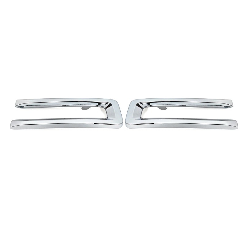 2x Chrome Front Grill Inserts Cover Trim Sticker Fits Ram