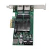 Network Card PCIE X4 Rj45 10/100/1000Mbps Gigabit Dual Port Electric