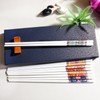 Ceramic Chopsticks 5 Pairs , 9.4" Reusable Chopsticks, Floral Patterns