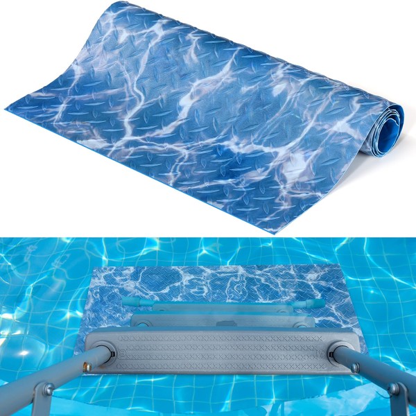 Drydiet 36" x 16" Above Ground Pool Ladder Mat, Swimming