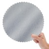 Juvale 10-Inch Scalloped Silver Cake Boards - 10 in, 12-Pack