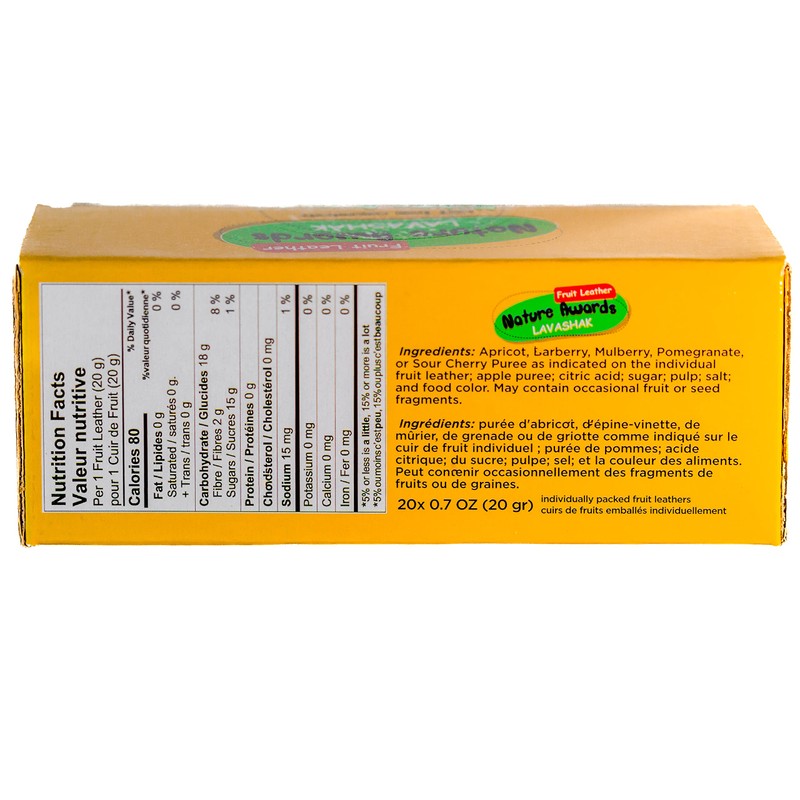 Variations of Nature Awards Fruit Leather (lavashak for USA) (Multiple,