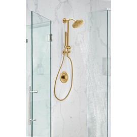Moen Brushed Gold Modern Shower Arm Flange, 137488BG