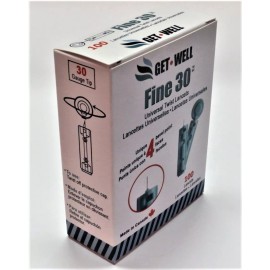 HealthPro Meter, Lancing Device, Case, 50 Test Strip, 100 Get•Well 30g Lancets