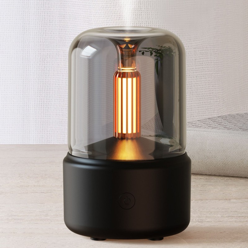 Candlelight Essential Oil Diffuser Plastic with 120ml Water Tank USB