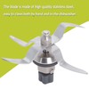 Poweka Replacement Stainless Steel Blade Compatible with Silvercrest Monsieur Cuisine