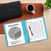 Staples 1/2" 3-Ring View Binder, D-Ring Teal (26429-CC)