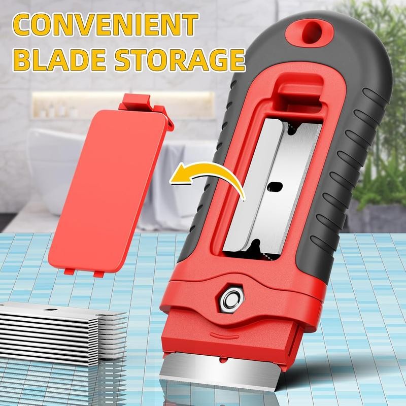 1 Pack Razor Scraper with 15 Extra , Scraper Tool