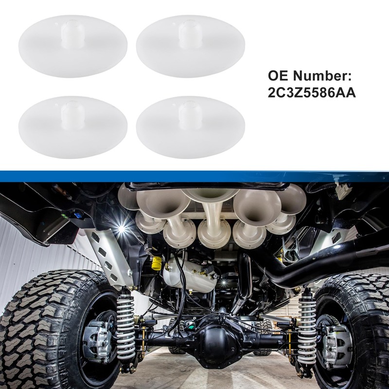 A ABSOPRO Leaf Spring Helper Insulator Pad Bushings Fits Ford