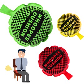 Joycabin Pack of 3 Cushion Fart Cushion, Fart Cushion for Children, Fart Cushion Toy, Fart Cushion, Self-Inflating Fart Prank, Ideal Joke Gift Toy for Adults Children