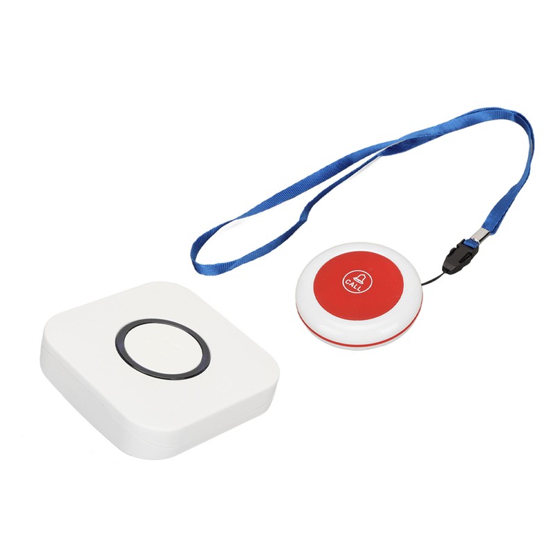Wireless Caregiver Pager 4 Level Volume Waterproof SOS Alert Button
