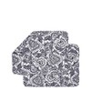 Vera Bradley Cotton Reversible Placemats Set of 2, Java Navy