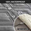 Genina Waterproof Couch Cover for Reclining Couch 3 Seater Non-Slip,