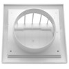 H&C VENT White Exhaust Hood Vent 153 mm with 100