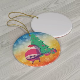 CreatorsCove Dirty Santa naughty Christmas tree ornament gift, Xmas decor stocking stuffer