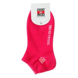 Sox & Lox Buy Sox And Lox Ladies Casual Thin Low Cut Socks Pink/Neon Yellow Size 3 to 9 Online
