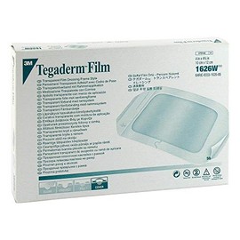 Tegaderm Transparent Adhesive Film Dressing Picture Frame Style 4" x 4-3/4" [Qty 1 (Single)]