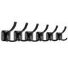 Optish Black Coat Hooks Wall Mount, Wall Hooks for Hanging