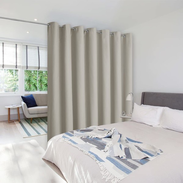 NICETOWN Wall Dividers for Rooms, Sound Barrier Room Divider Curtain