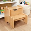 Melissa & Doug Kids Wooden Step Stool - Light Natural