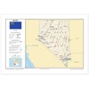 13x19 Nevada General Reference Wall Map - Anchor Maps USA
