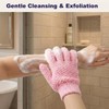 Guante Exfoliante Corporal y Facial (4 Pares) Limpieza Profunda para