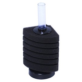 AQUANEAT Aquarium Bio Corner Sponge Filter, for Breeding Shrimp Nano Fish Tank, up to 15Gal