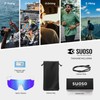 suoso Sport Sunglasses Men Cycling Running Glasses Outdoor UV Protection,Midnight
