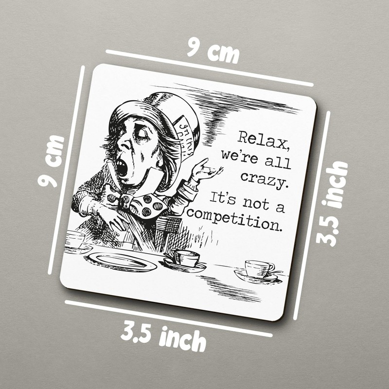 Dorothy Spring Relax we're all Crazy Funny Mad Huter Sarcasm