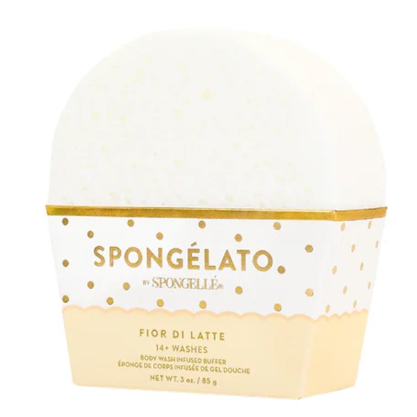 Spongelato Loofah Exfoliating Body Scrubber by Spongelle | Infused with