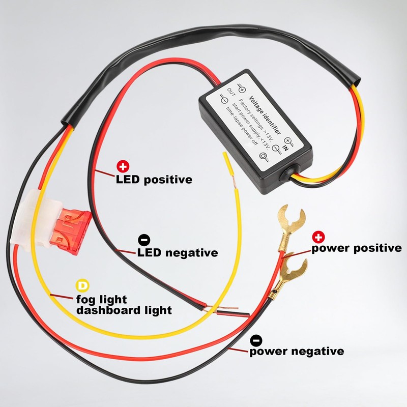 Leapiture DRL Control Module Daytime Running Lights Dimmer Automatic On/Off