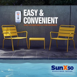 Sun X 50 SPF Oil Free Sunscreen Lotion (750 mL Replacement Bladder ONLY) - 750mL Refill Bag of Broad Spectrum (UVA/UVB) Oil Free Sunscreen Lotion