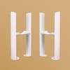 NRG White Floor Mounting Radiator Leg Kit for Traditional 3