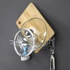 Stainless Steel Folding Storage Rack with Hook and Non Punching