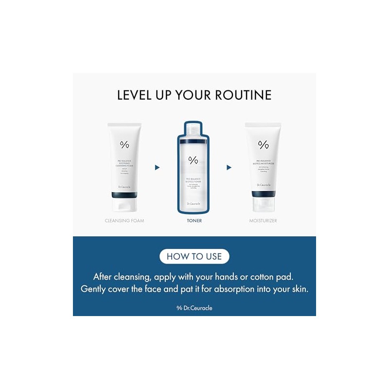leegeehaam Dr.Ceuracle (leegeehaam) Pro Balance Biotics tóner, equilibrado de la