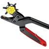 6-in-1 Universal Revolving Punch Pliers, Leather Hole Punch Pliers with