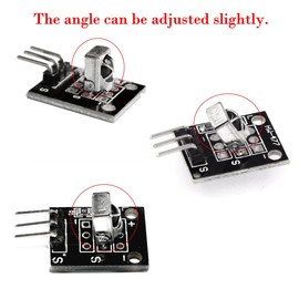 JZK 6 Pcs KY-022 Infrared Sensor Receiver Module, KY022 IR Receiver Module, Infrared receiving module For Arduino