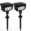 Lebenwell Solar Lights Outdoor, Motion Sensor Outdoor Solar Spotlights Waterproof,