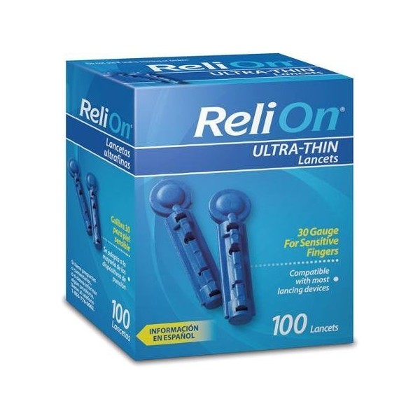 ReliOn 30G Ultra-Thin Lancets, 100-ct by Reli On