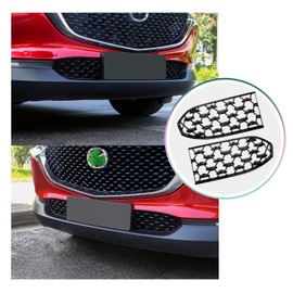 YEE PIN Compatible with 2019-2022 2023 2024 Mazda CX30 CX-30 Left Right Pair - Front Bumper Protector - Pads Inserts - Front Replacement Bumper Cover Upper Lower Grille