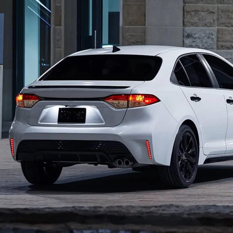 Full LED Rear Reflector Fog DRL Kit for Toyota Corolla