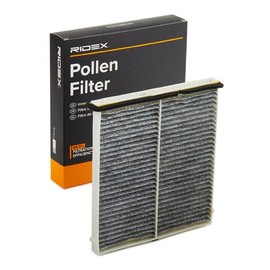 RIDEX Cabin Air Filter 424I0385 Pollen Filter Activated Carbon Height: 33 Width: 217 Length: 235