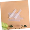 Minkissy 100pcs Makeup Protective Pe Net Brush Sleeves White Mesh