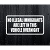 Car Sticker No Illegal Immigrants Are Left In This Vehicle