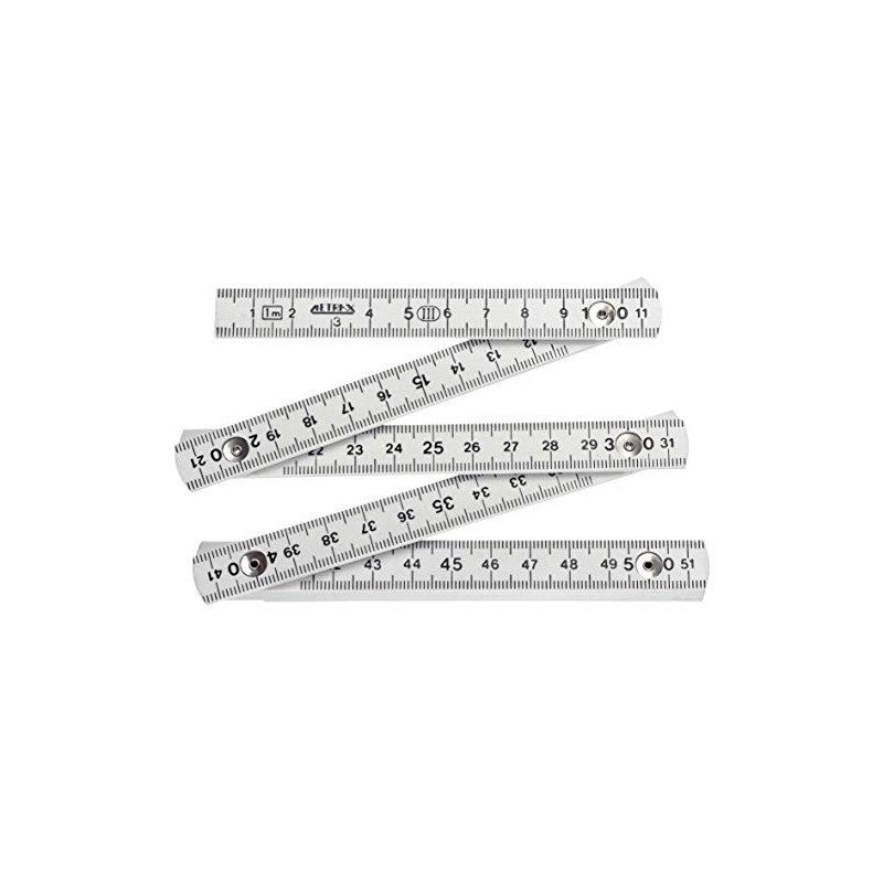 Connex Folding Ruler Plastic - 1 Metre Length - Metric