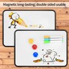 Whiteboard Magnetic Board, Small Double-Sided Whiteboard, Dry Erase, A4 Magnetic