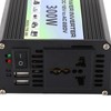 Power Inverter 300W 1 Universal Socket 2 USB Port Smart