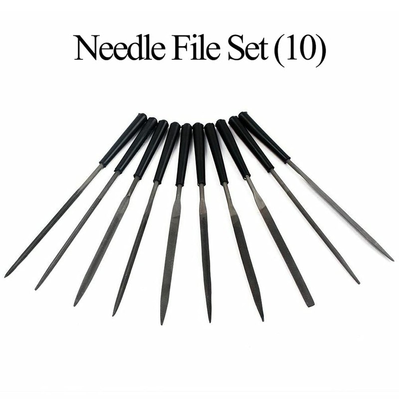 10pcs Guitar Frets Nuts File Set Polished File Guitar Repag