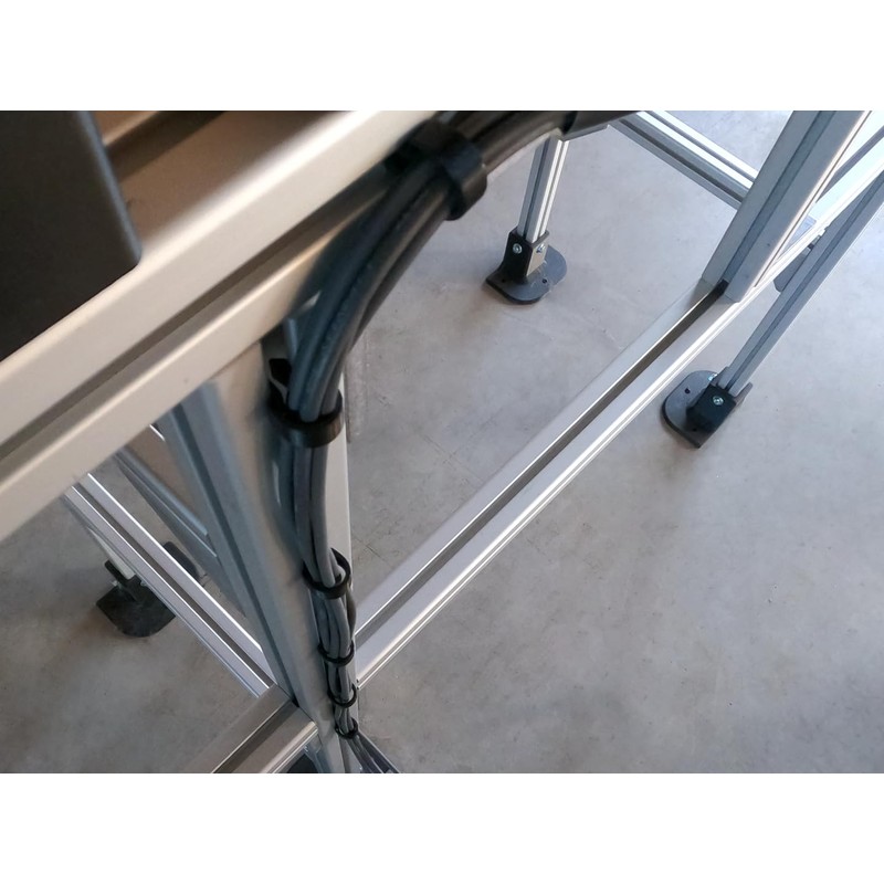 Clips for Cable Attachment to Construction Profile, Quick Attachment with